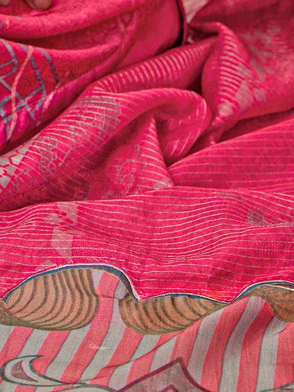 Chand Raat Classic Pure Muslin Silk Kurta Unstitched Set With Dupatta