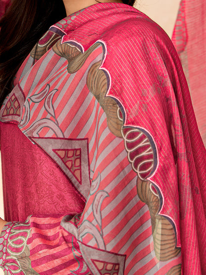 Chand Raat Royal Pure Muslin Silk Kurta Unstitched Set With Dupatta