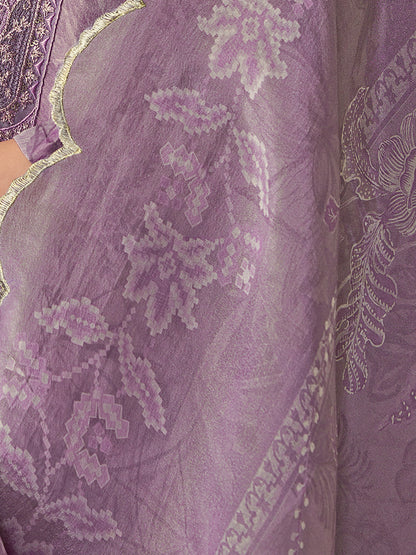 Ramya Premium Simmer Tissue Kurta Set with Dupatta