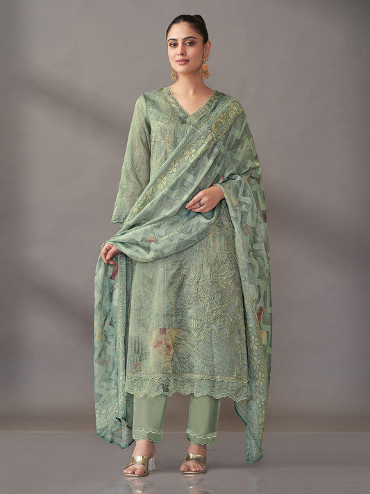 Riva Elite Pure Silk Jari Kurta Set with Dupatta