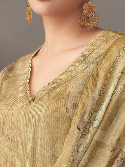 Riva Majestic Pure Silk Jari Kurta Set with Dupatta