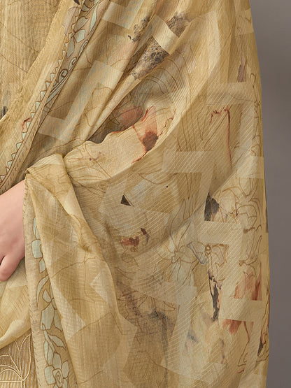 Riva Majestic Pure Silk Jari Kurta Set with Dupatta