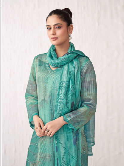 Sunflower Royal Pure Silk Jari Kurta Set with Dupatta