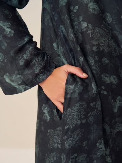 Graceful Digital Print Tunic Top