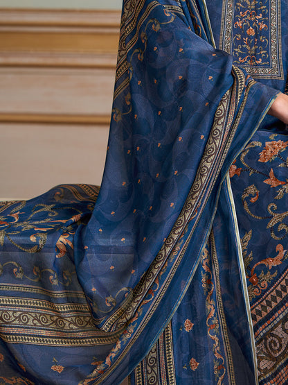 Saaj Elite Pure Muslin Silk Kurta Set with Dupatta