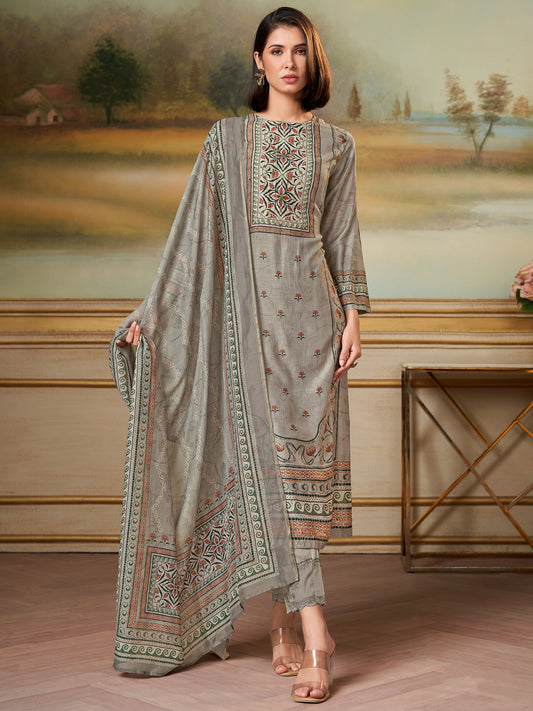 Saaj Nova Pure Muslin Silk Kurta Set with Dupatta