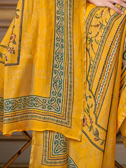 Saaj Elite Pure Muslin Silk Kurta Set with Dupatta