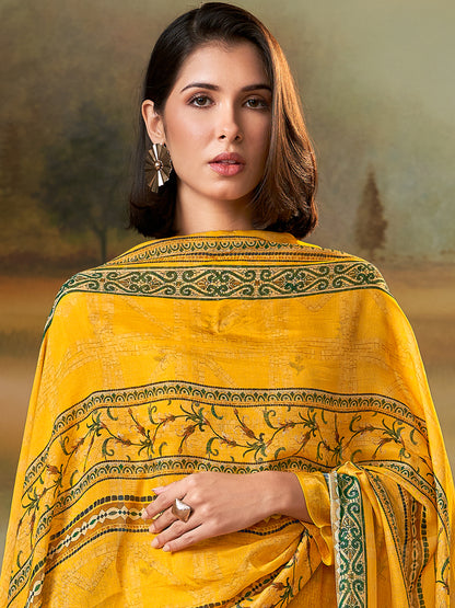 Saaj Elite Pure Muslin Silk Kurta Set with Dupatta