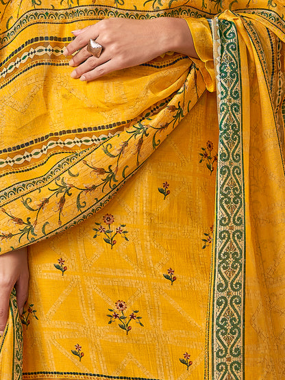 Saaj Elite Pure Muslin Silk Kurta Set with Dupatta