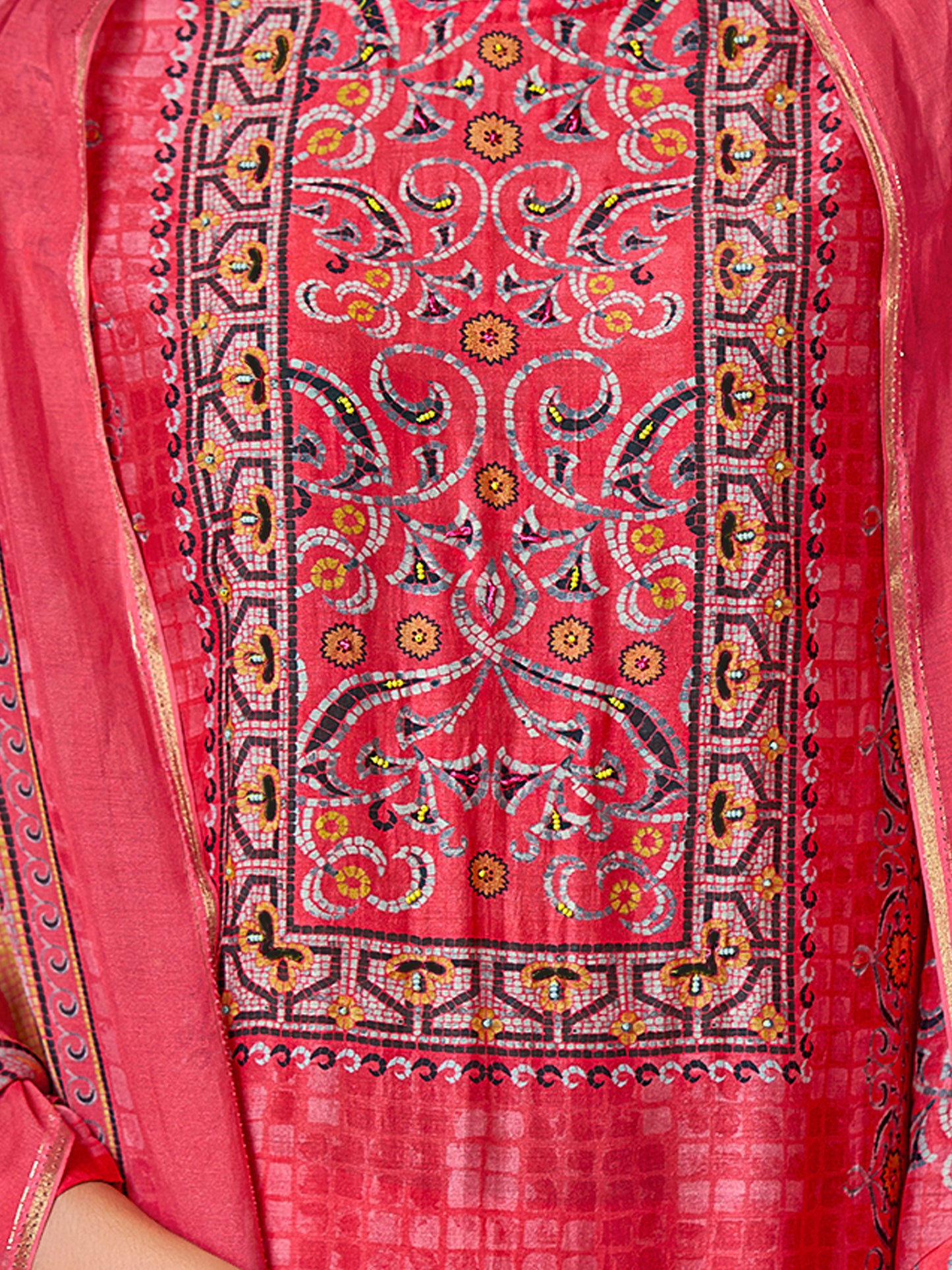 Saaj Elite Pure Muslin Silk Kurta Set with Dupatta