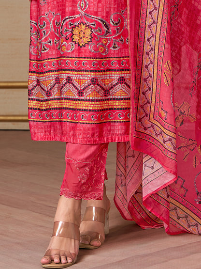 Saaj Elite Pure Muslin Silk Kurta Set with Dupatta