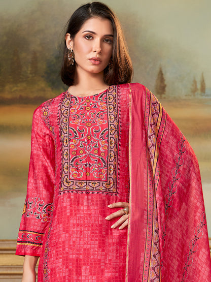 Saaj Elite Pure Muslin Silk Kurta Set with Dupatta