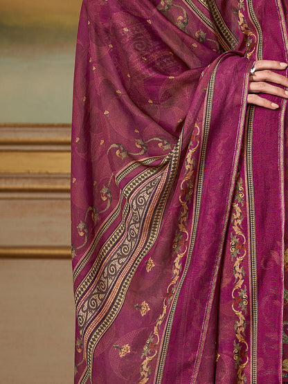 Saaj Elite Pure Muslin Silk Kurta Set with Dupatta