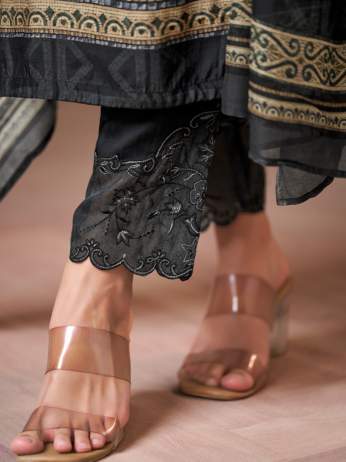 Saaj Elite Pure Muslin Silk Kurta Set with Dupatta