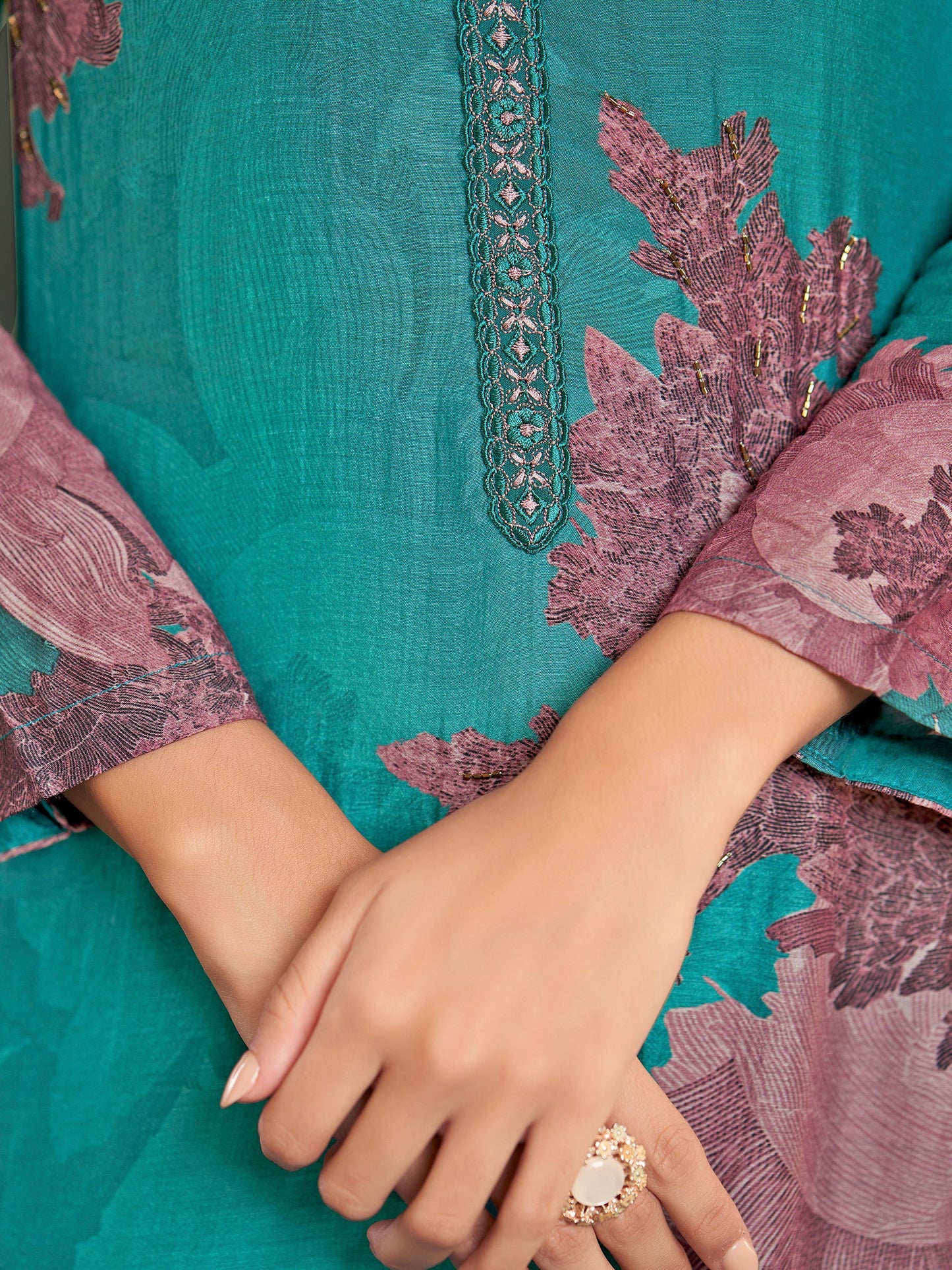 Nazara Classic Pure Muslin Silk Kurta Set with Dupatta