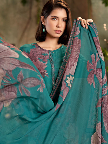 Nazara Classic Pure Muslin Silk Kurta Set with Dupatta