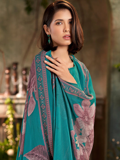 Nazara Festive Pure Muslin Silk Kurta Set with Dupatta