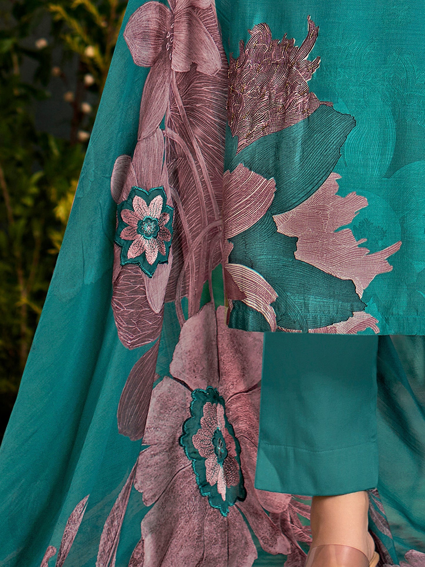 Nazara Designer Pure Muslin Silk Kurta Set with Dupatta