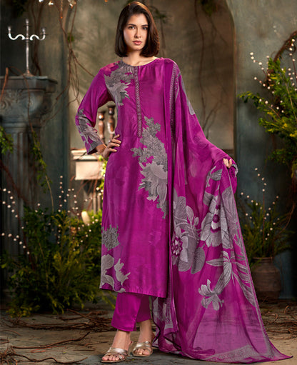 Nazara Designer Pure Muslin Silk Kurta Set with Dupatta