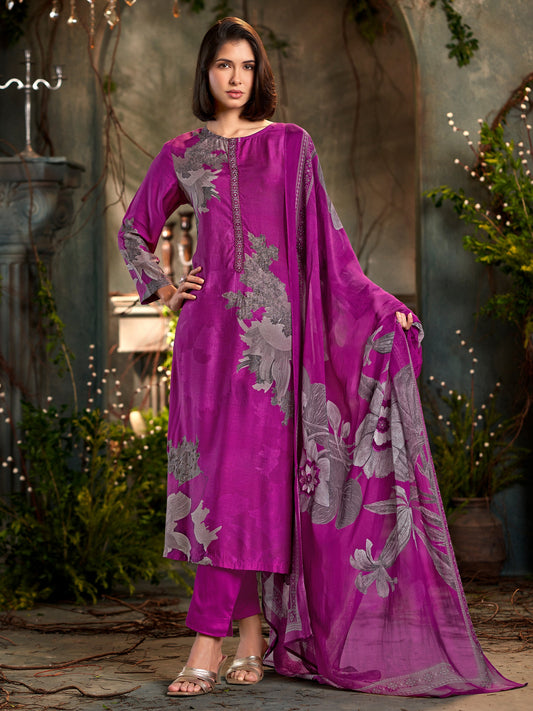 Nazara Classic Pure Muslin Silk Kurta Set with Dupatta