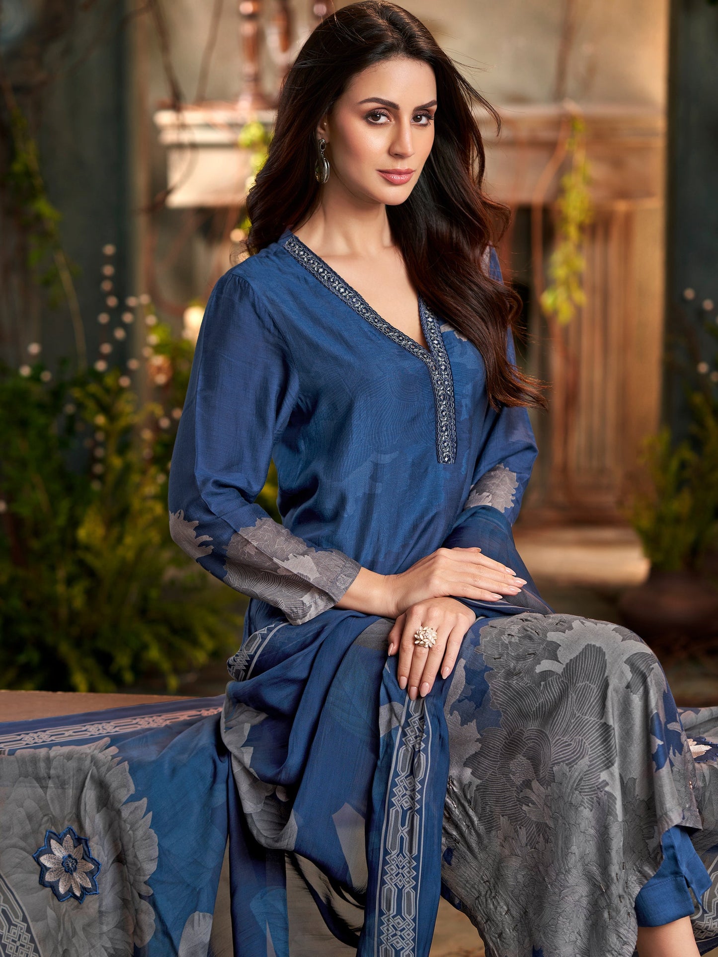 Nazara Classic Pure Muslin Silk Kurta Set with Dupatta