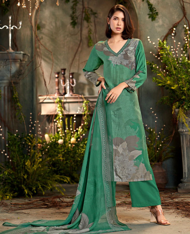 Nazara Classic Pure Muslin Silk Kurta Set with Dupatta