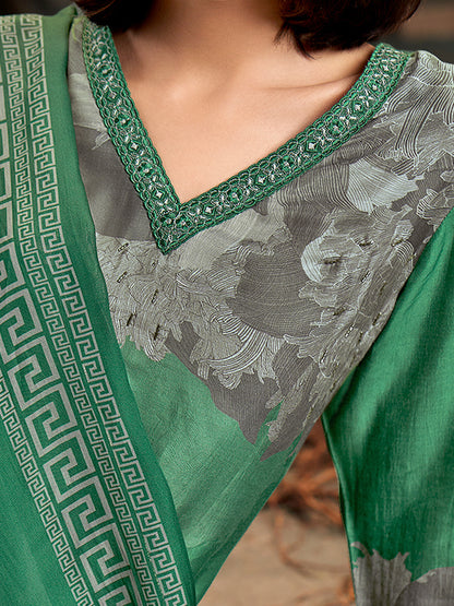 Nazara Handcrafted Pure Muslin Silk Kurta Set with Dupatta