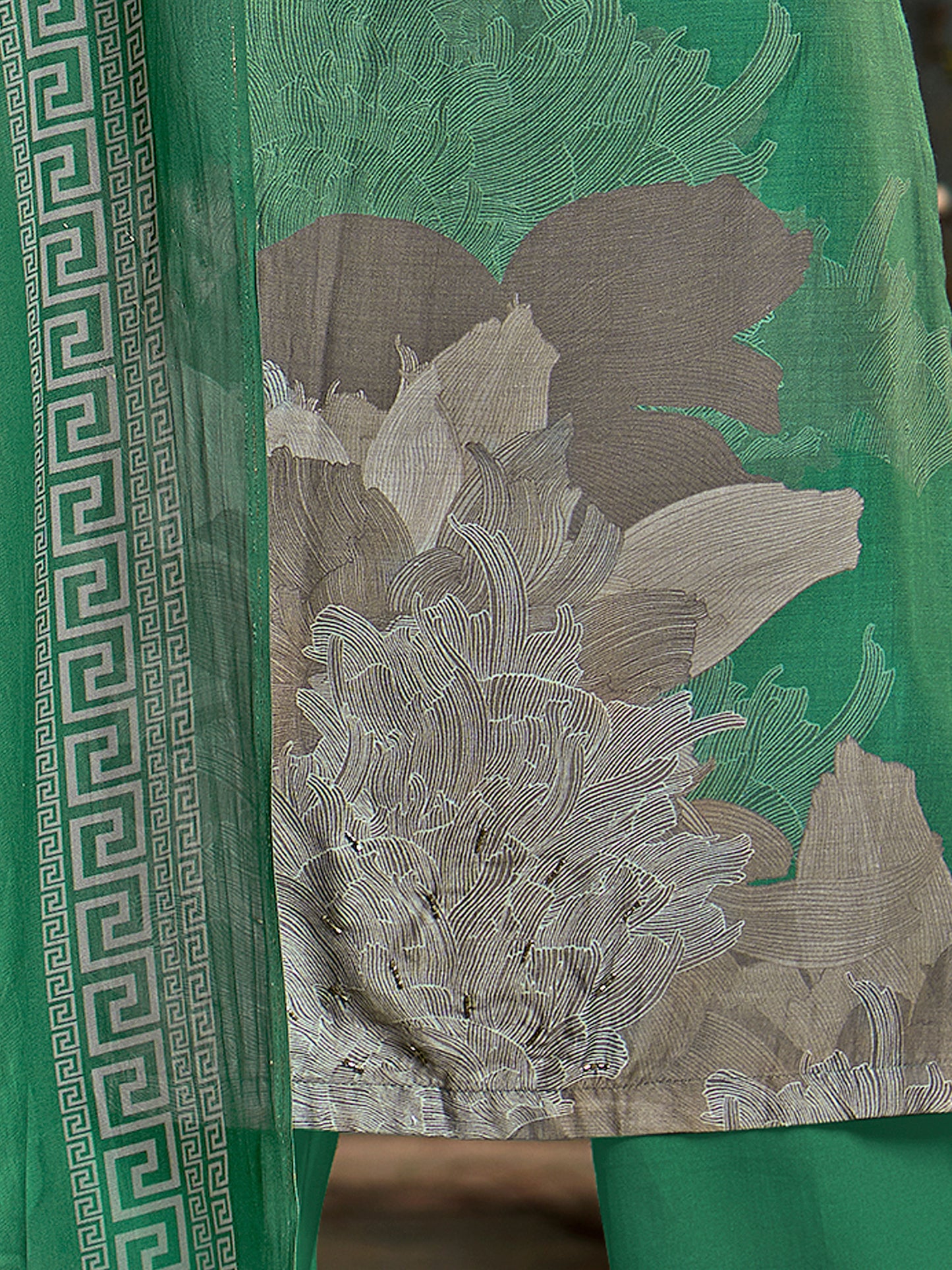 Nazara Handcrafted Pure Muslin Silk Kurta Set with Dupatta