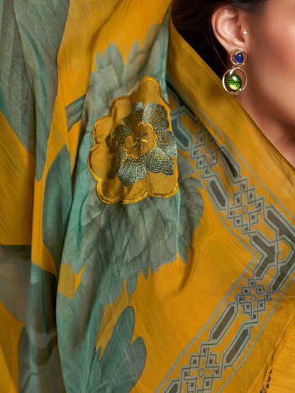 Nazara Festive Pure Muslin Silk Kurta Set with Dupatta