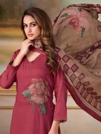 Ehsas Elite Pure Cotton Kurta Set with Dupatta