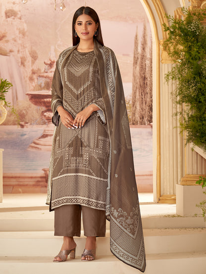 NADIRA COFFIE  Gazi SUIT Set With Fancy Handwork
