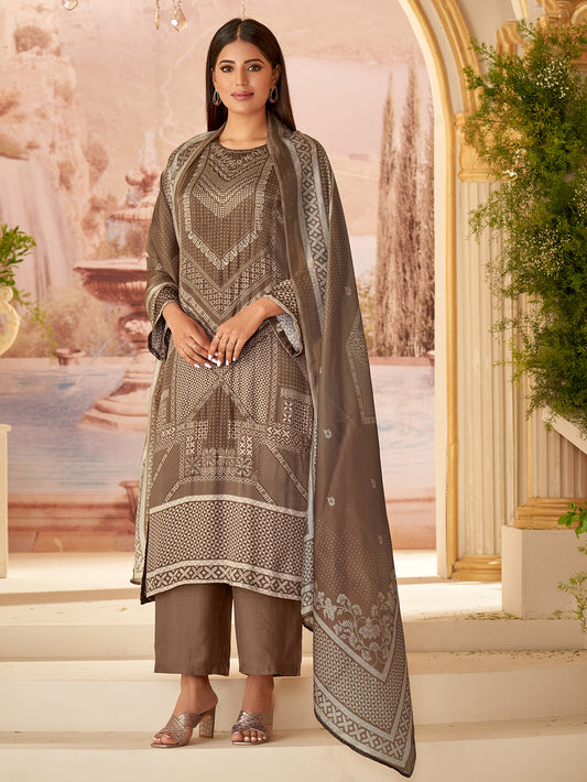 NADIRA COFFIE  Gazi SUIT Set With Fancy Handwork