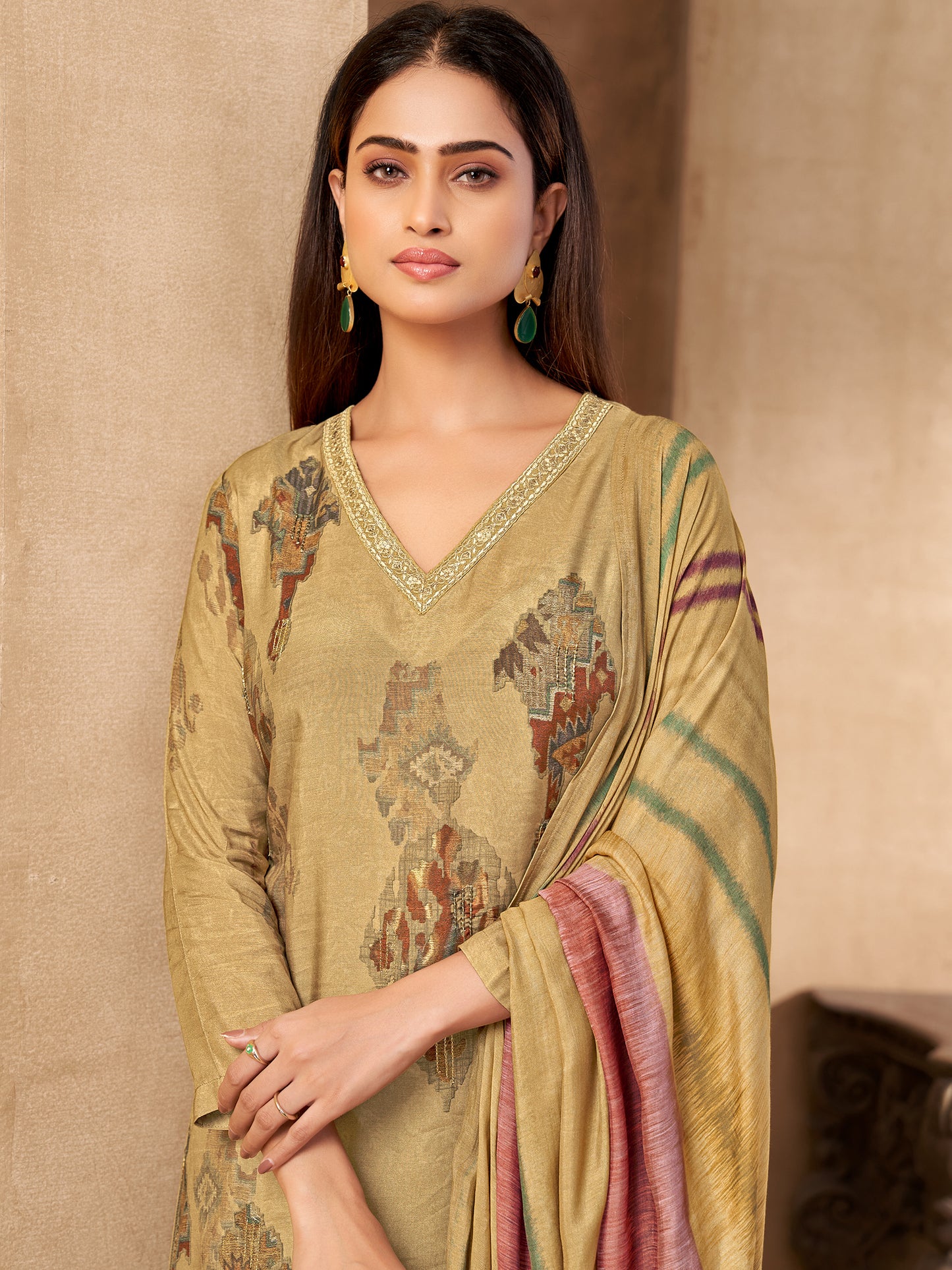 Rang Saaj Elegance Pure Muslin Silk Kurta Set with Dupatta