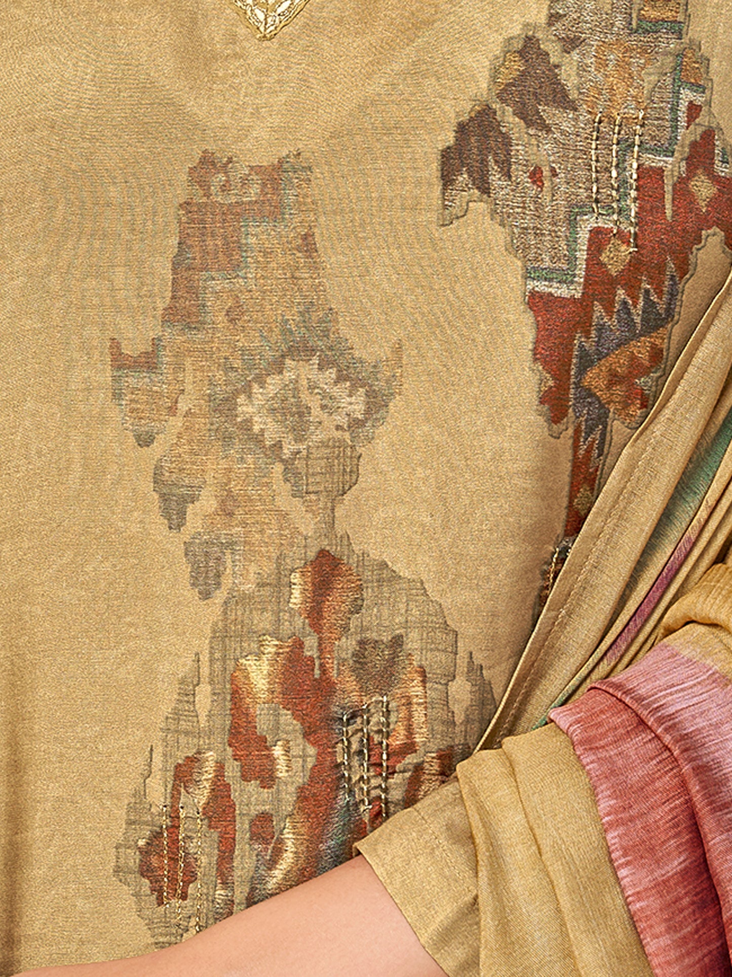 Rang Saaj Royale Pure Muslin Silk Kurta Unstitched Set with Dupatta