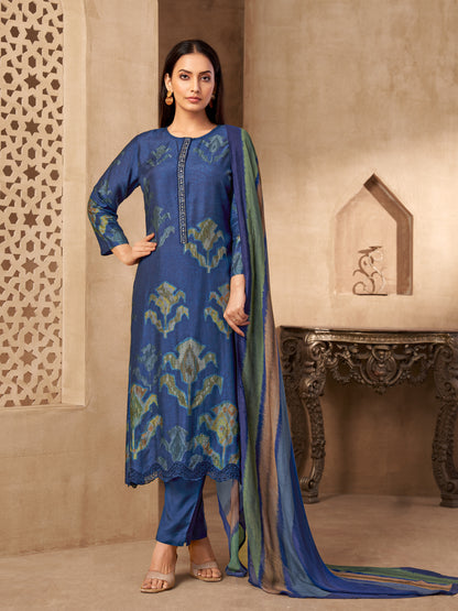 Rang Saaj Elegance Pure Muslin Silk Kurta Set with Dupatta