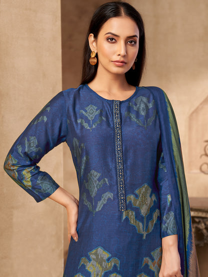 Rang Saaj Elegance Pure Muslin Silk Kurta Set with Dupatta