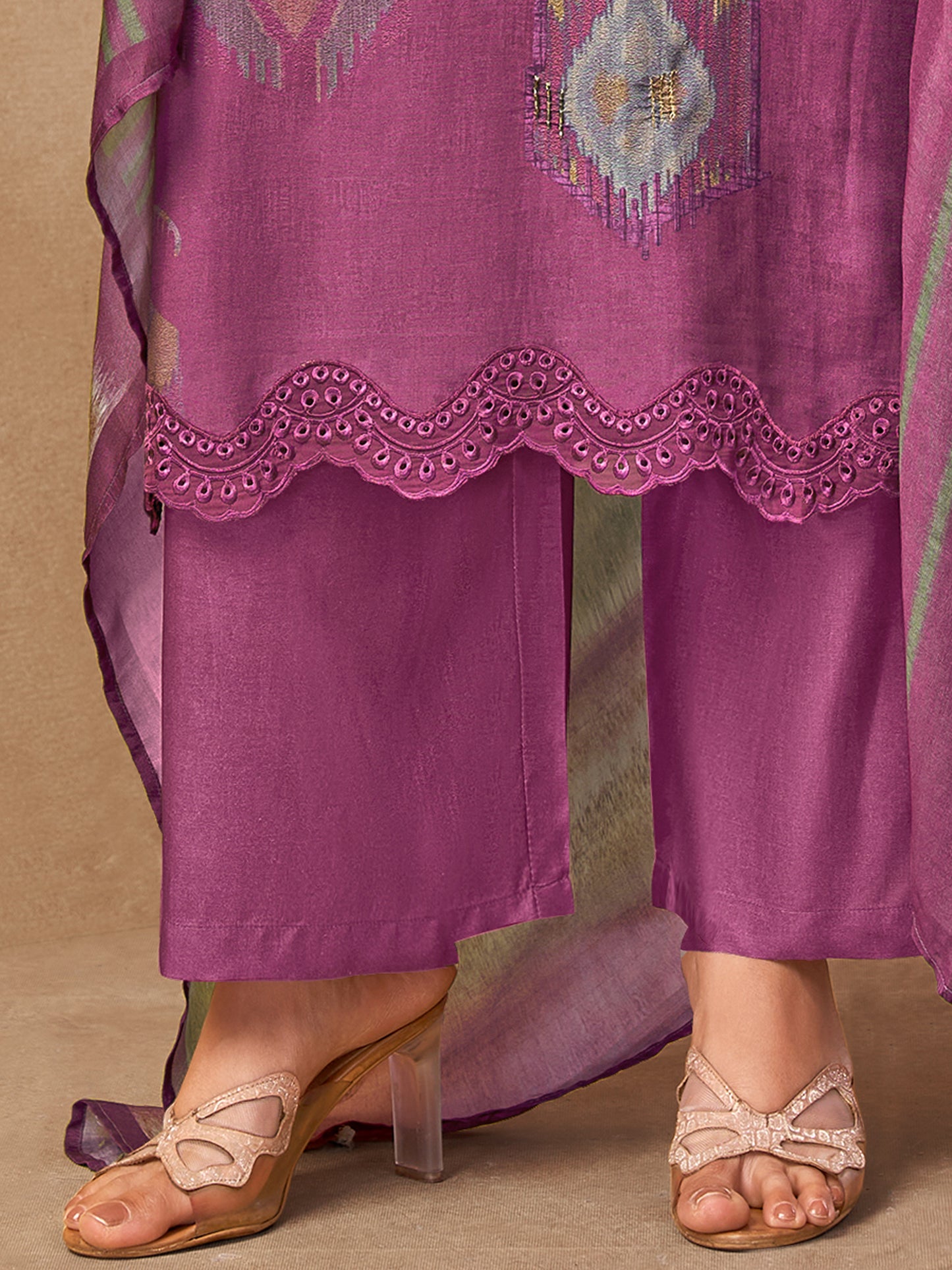 Rang Saaj Royale Pure Muslin Silk Kurta Unstitched Set with Dupatta