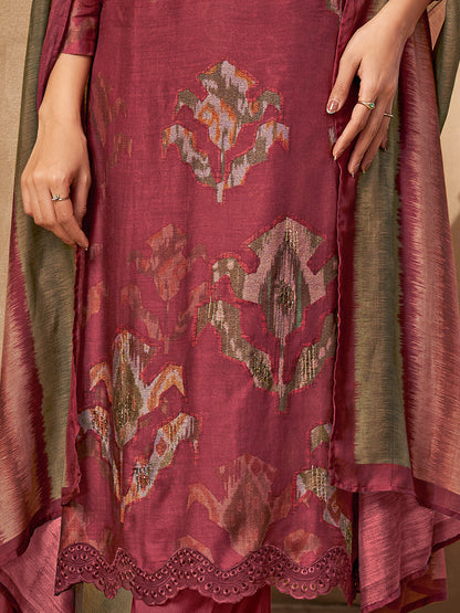 Rang Saaj Elegance Pure Muslin Silk Kurta Set with Dupatta