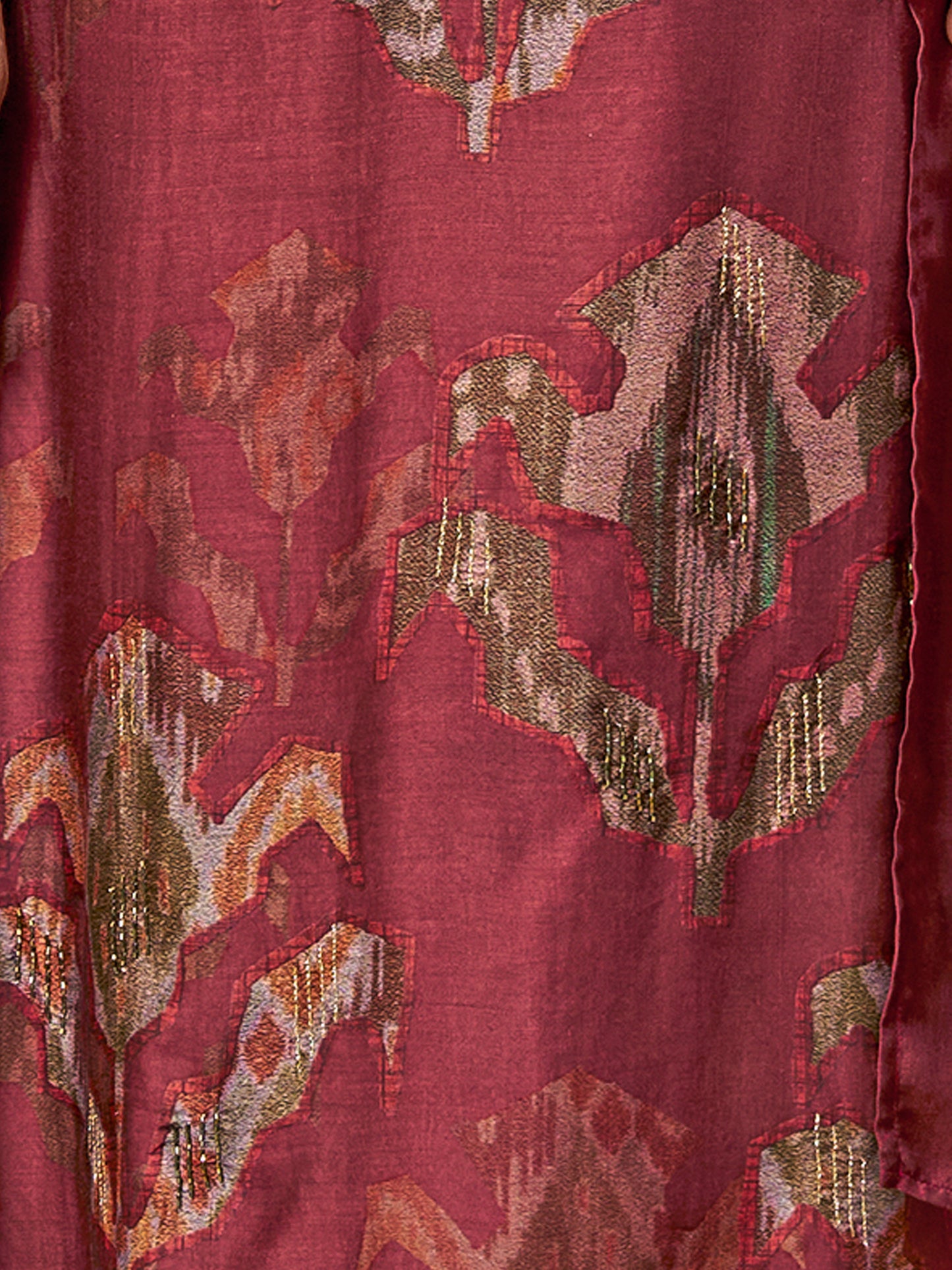 Rang Saaj Royale Pure Muslin Silk Kurta Unstitched Set with Dupatta