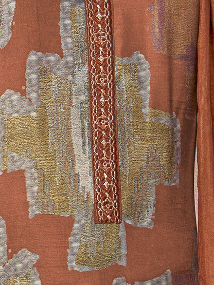 Rang Saaj Royale Pure Muslin Silk Kurta Unstitched Set with Dupatta