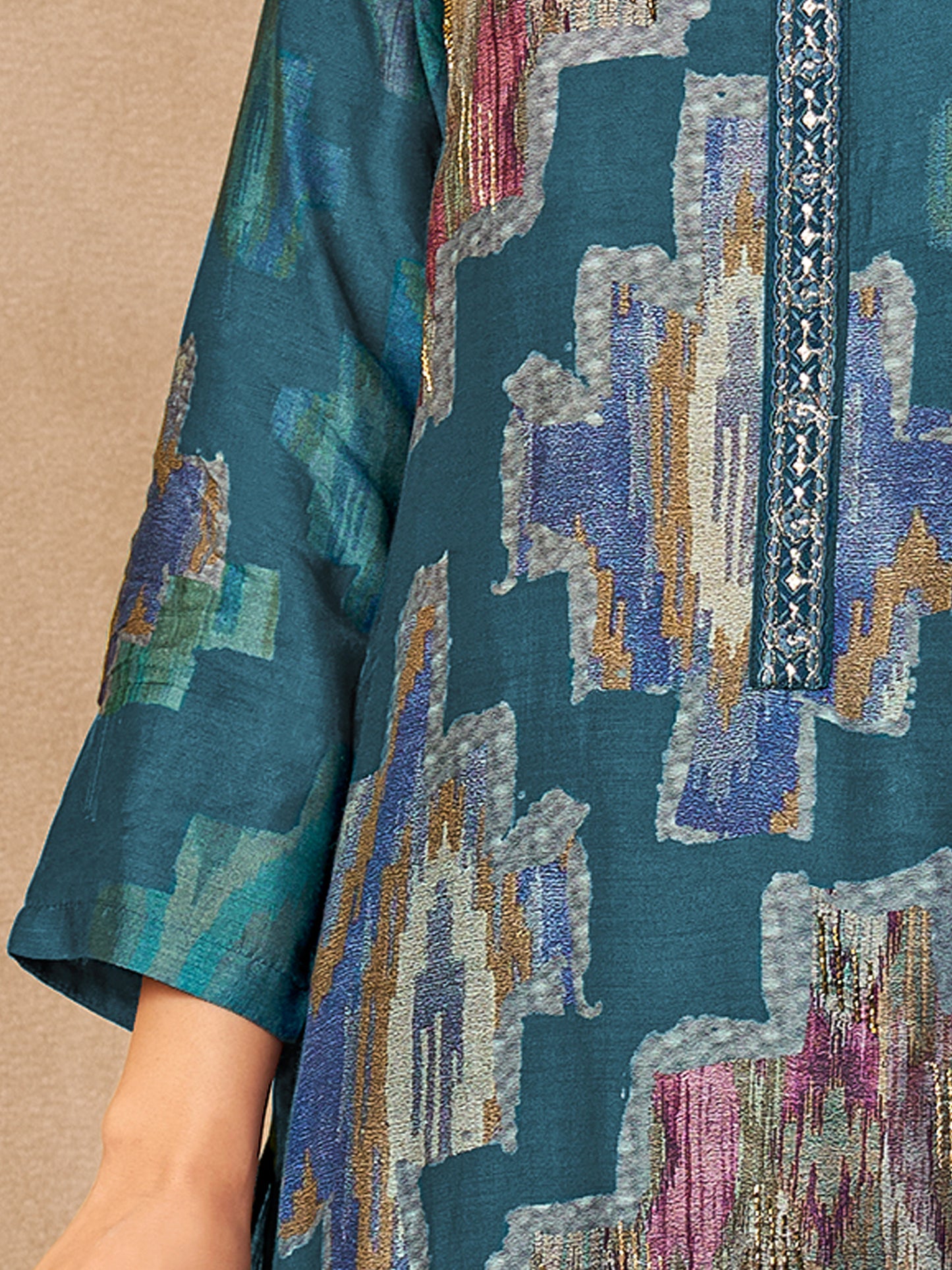 Rang Saaj Elegance Pure Muslin Silk Kurta Set with Dupatta