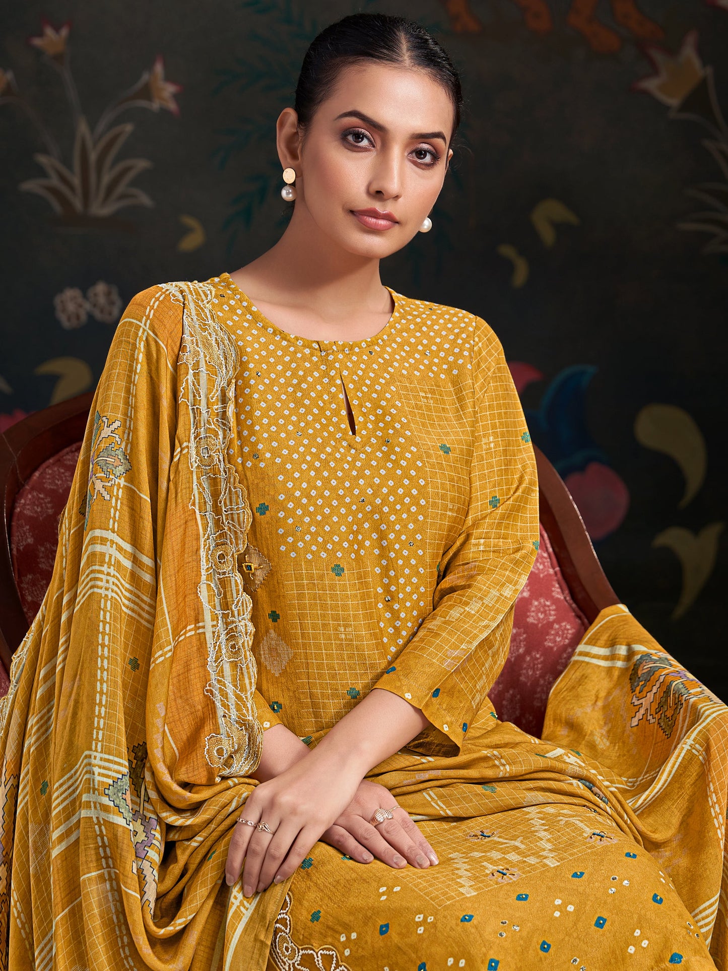 Raahil Moonlit Pure Shimmer Silk Kurta Set with Dupatta