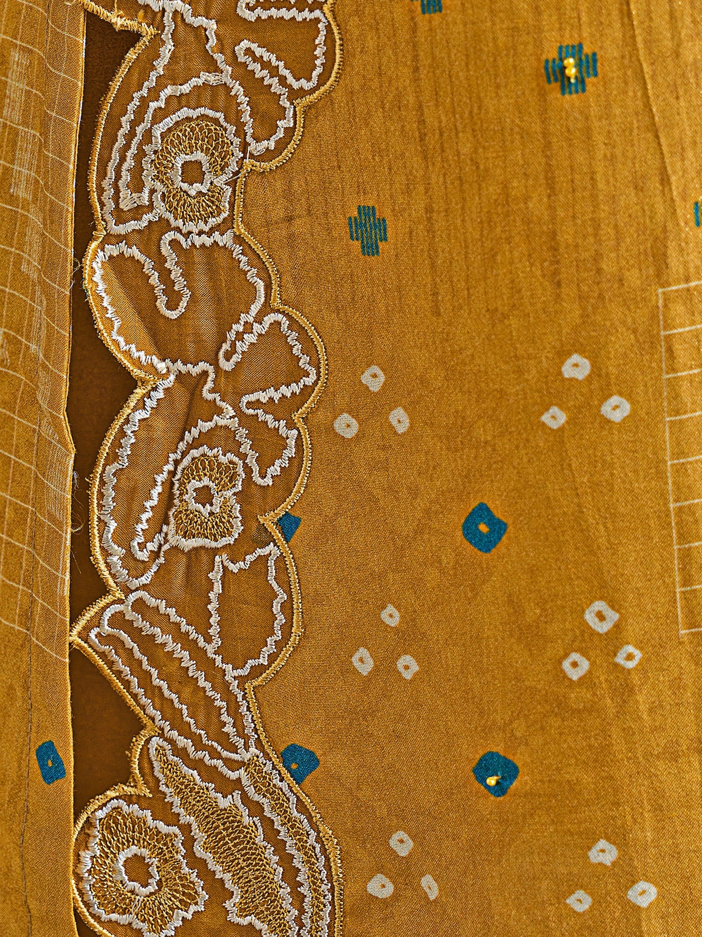 Raahil Noor Pure Shimmer Silk Kurta Unstitched Set with Dupatta