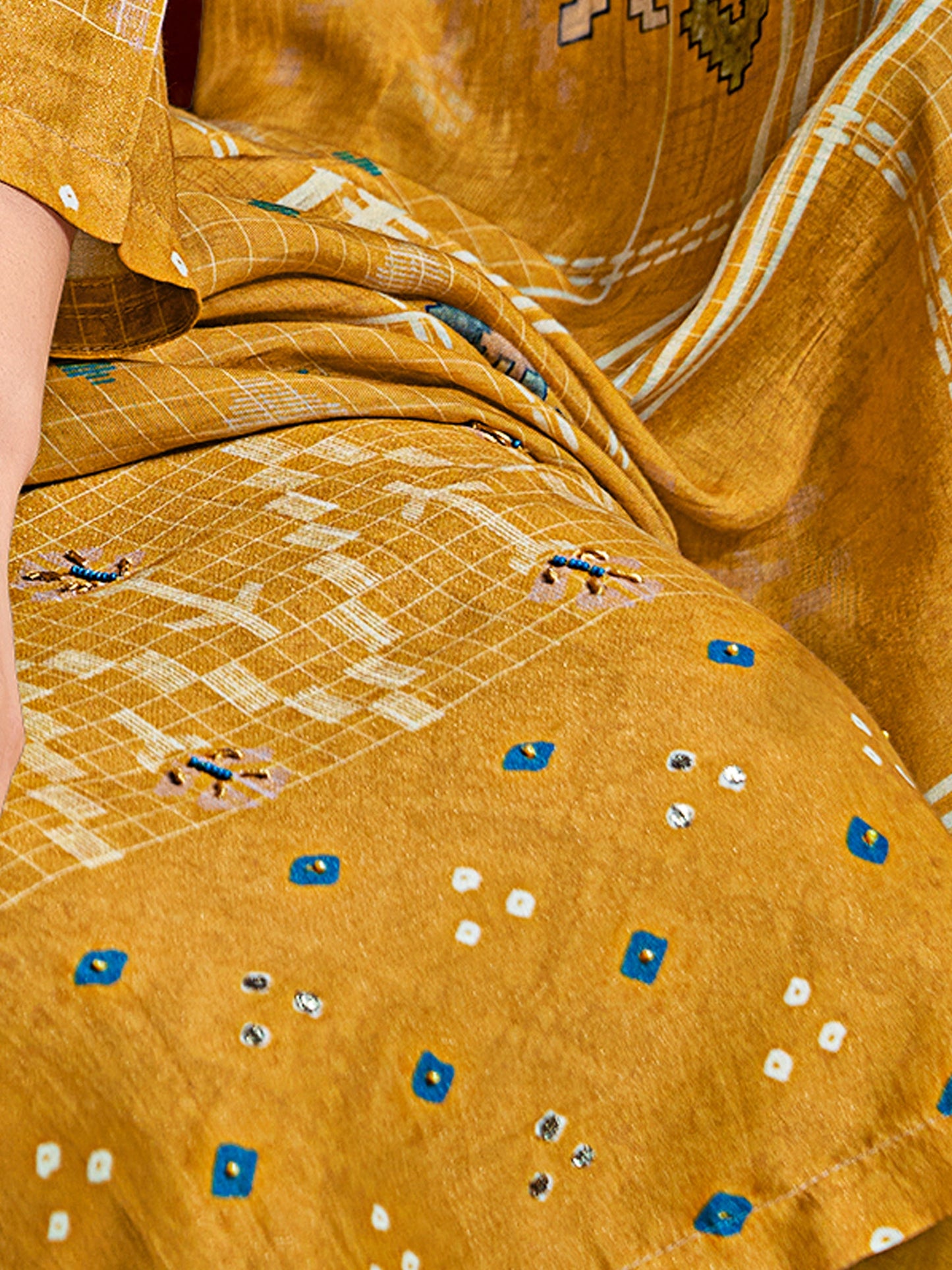 Raahil  Pure  Shimmer Silk Kurta Set with Dupatta