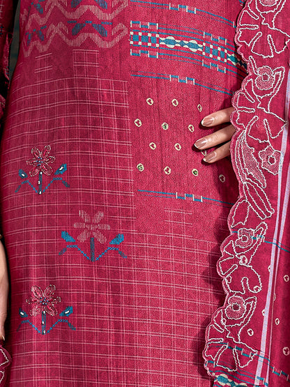 Raahil Spark Pure Shimmer Silk Kurta Set with Dupatta