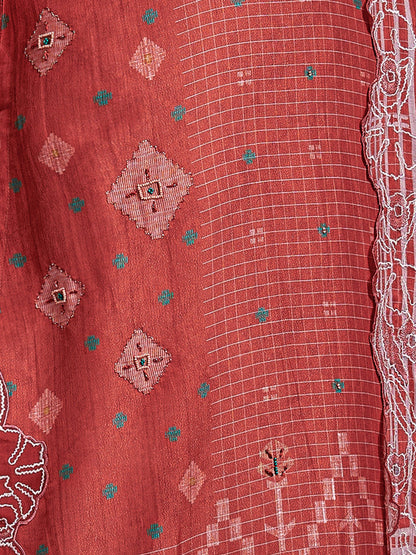 Raahil Moonlit Pure Shimmer Silk Kurta Set with Dupatta