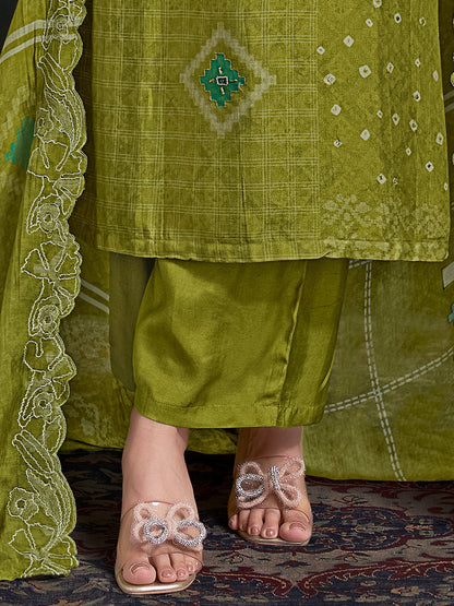 Raahil Noor Pure Shimmer Silk Kurta Set with Dupatta