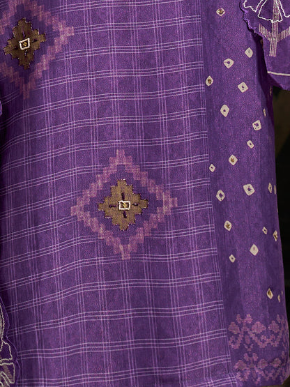 Raahil  Pure  Shimmer Silk Kurta Set with Dupatta