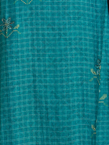 Raahil Gleam Pure Shimmer Silk Kurta Set with Dupatta