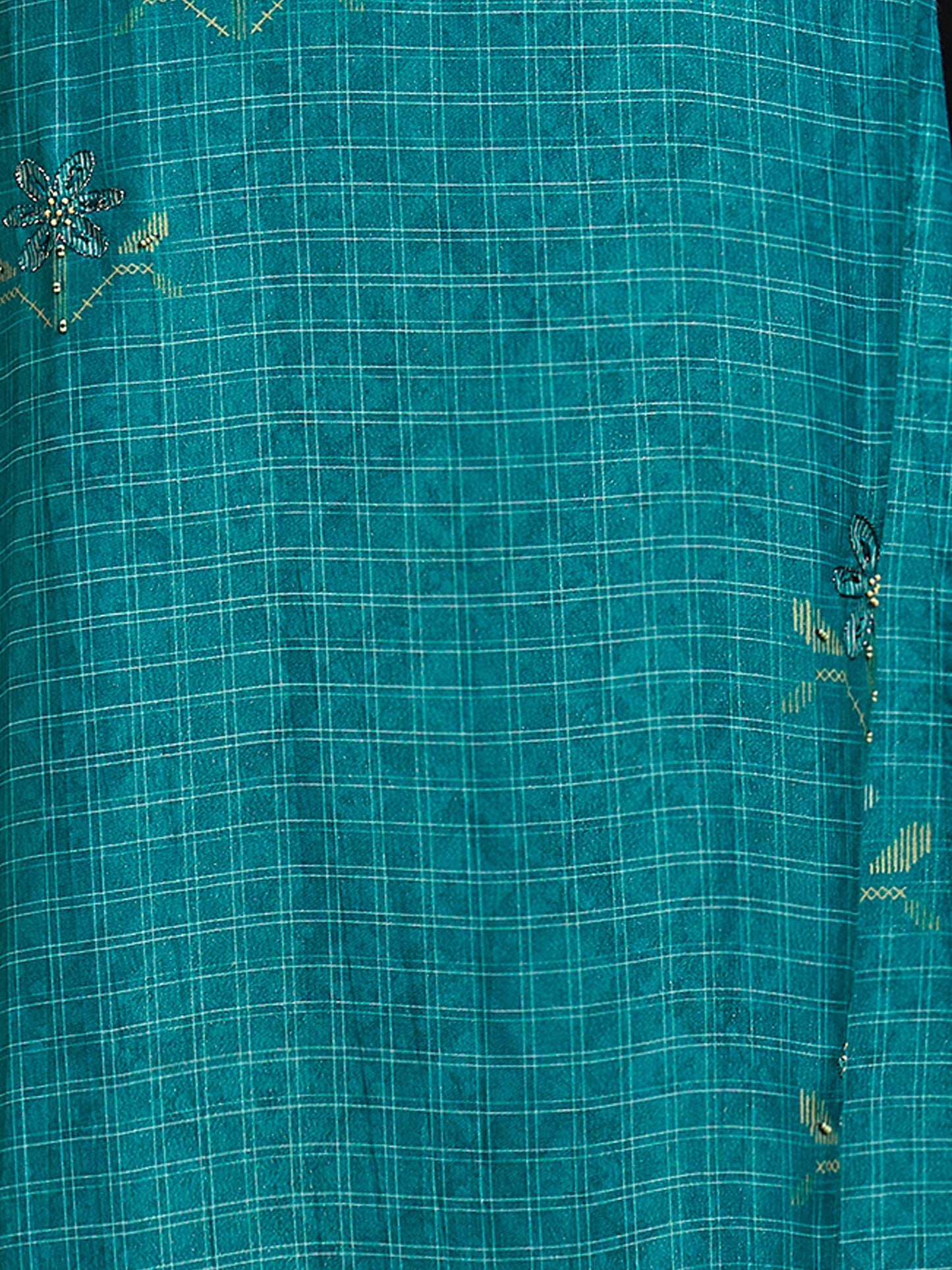 Raahil Moonlit Pure Shimmer Silk Kurta Set with Dupatta